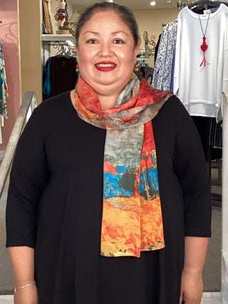 Silk Scarf - Glade