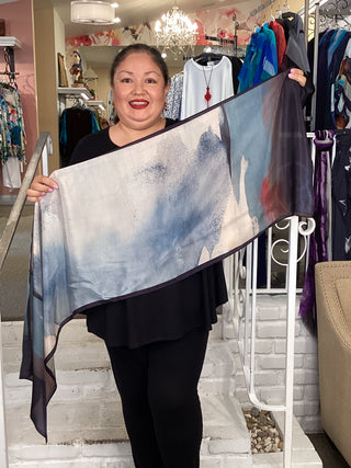 Silk Scarf - Cool Breeze