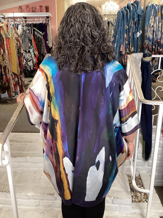 Silk Long Kimono - Rain or Shine