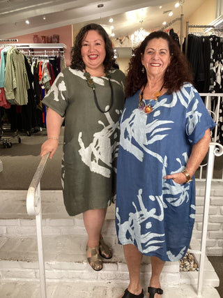 TURTLE DRESS - BLUE