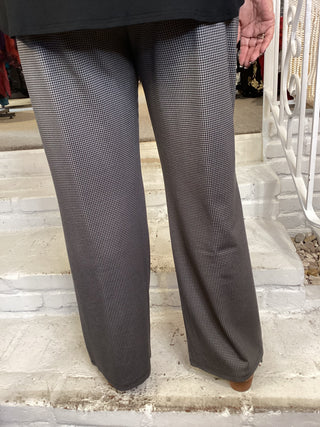 SASHA PANT - HOUNDSTOOTH