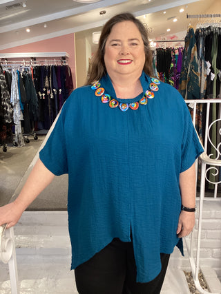 ASYM TUNIC - RAIN FOREST