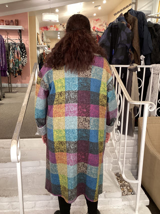 FUN PLAID BLUE JACKET