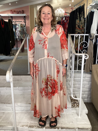 ED311F FLOWY DRESS - FLORAL