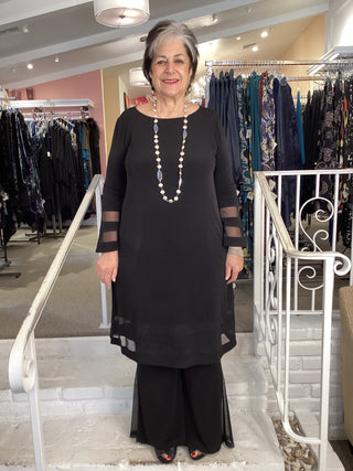 ITY MESH DRESS - BLACK