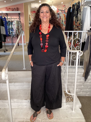 UP234N JERSEY BUBBLE PANT-NET