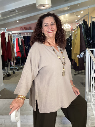 TWILIGHT TOP - TAUPE