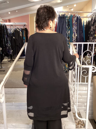 ITY MESH DRESS - BLACK
