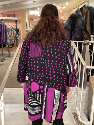 COMBO TEE - MAGENTA