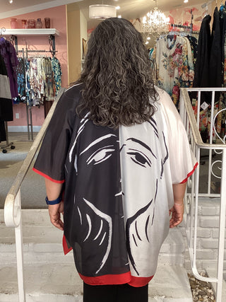 SILK LONG KIMONO - ILLUSTRATION