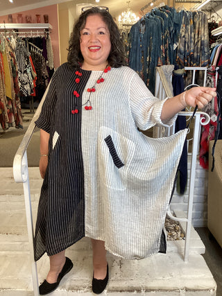 2 TONE DRESS