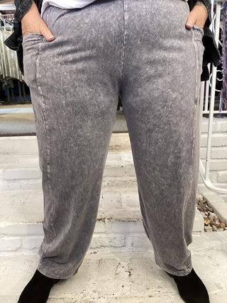 2 PKT LANTERN PANT - MIDNIGHT