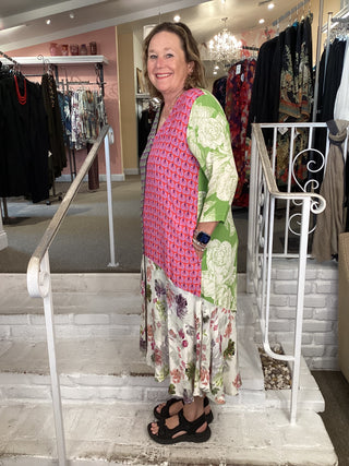172B BOHEME MIX DRESS