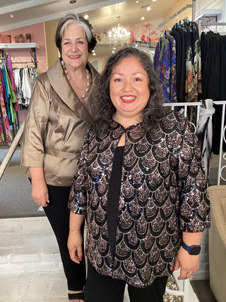 Shawl Collar Top - Bronze