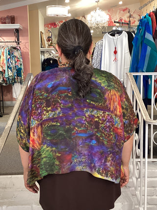 Silk Overlay Top - Carnival