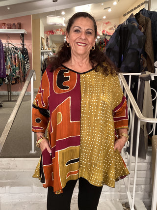 KIANA 3/4 TUNIC - MUSTARD PRIM