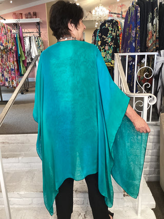 RUANA - GORGETTE SEAFOAM