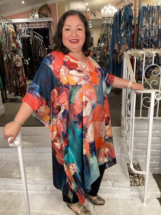 ARTISAN KAFTAN - SALMON ABSTRA