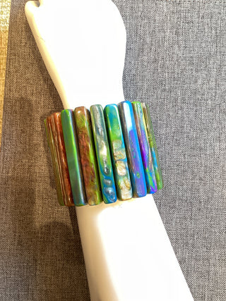 B24 BRACELET GREEN MIX