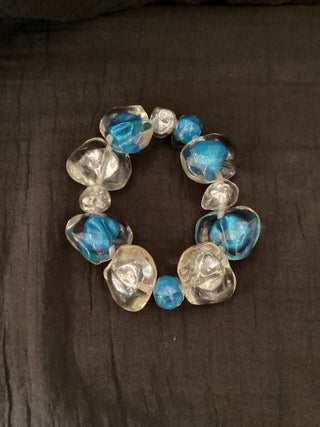 TURQ/SILVER BRACELT
