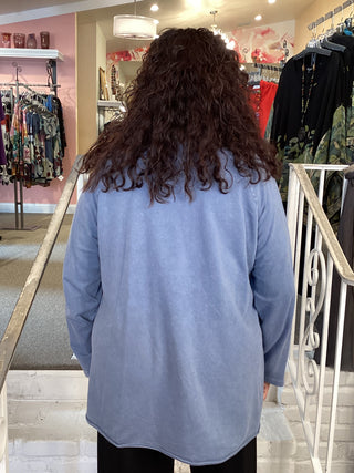 TERRY RAGLAN SLEEVE - VT DENIM