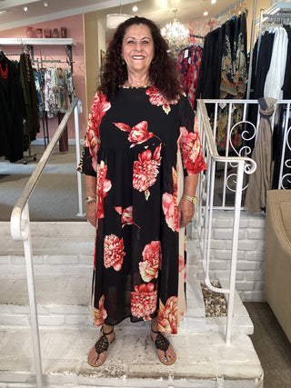 ED310F FLOWY DRESS - FLORAL