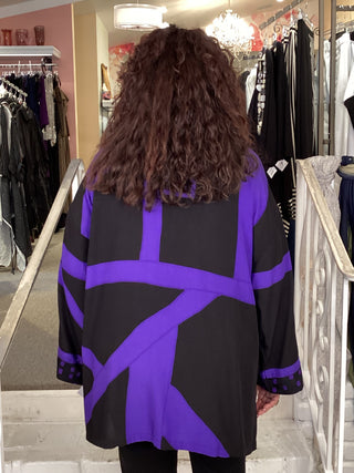 BOXY JACKET - LAVA PURPLE