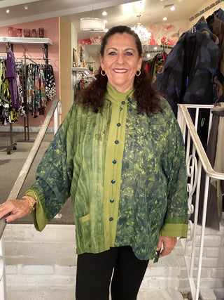 BOXY JACKET - GREEN