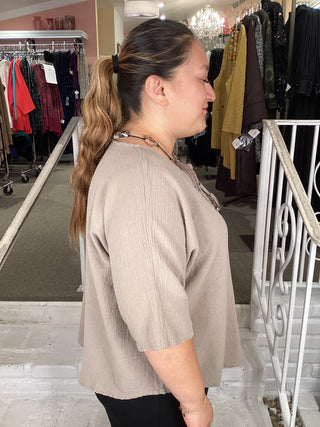 TINY TOP - TAUPE