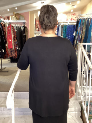 JAZZ 3/4 SLEEVE -BLACK DIAMOND