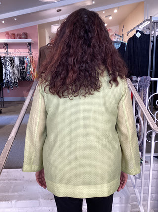 ORGANZA  A LINE JKT - PEAR