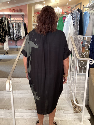 ONE SIZE DRESS - BLACK