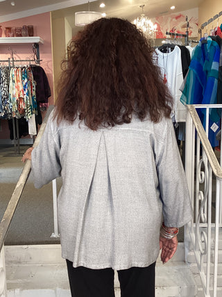 2527 BUTTON TUNIC -SV1 NATURAL