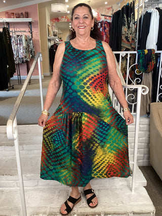 SD189K TANK DRESS - KLEIDO