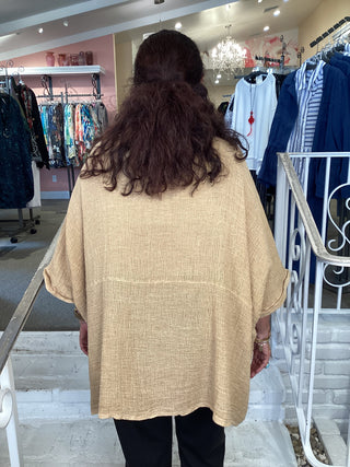 ROZA 2 POCKET TOP - CARMELO
