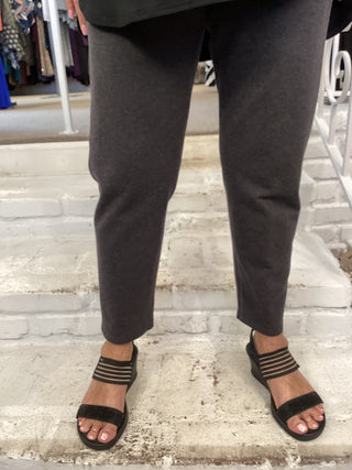 BOBBI FLEECE LEGGING - GRANITE