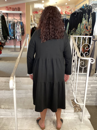 BABY DOLL DRESS - BLACK