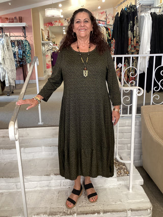 DEMI DRESS - LIME DASH RC-1930
