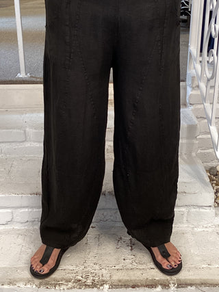 FRONT PKT PANT - BLACK