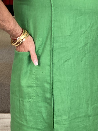 FISH TANK DRESS - GREEN