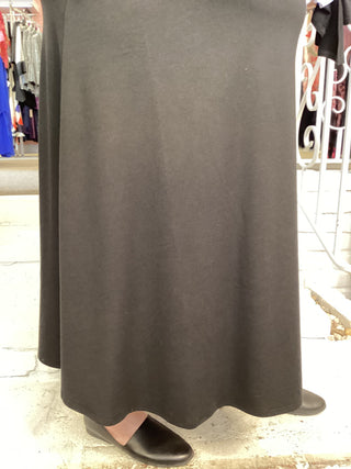 GILLIAN "A" SKIRT - BLACK