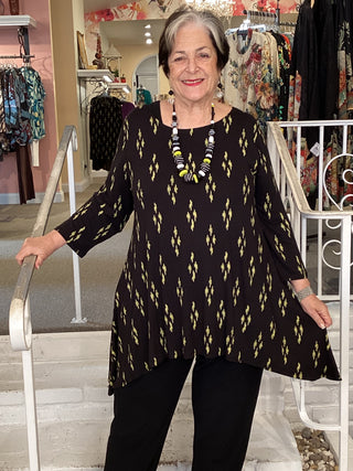 KOZAN DIMA TUNIC - LENTIL DIAMOND