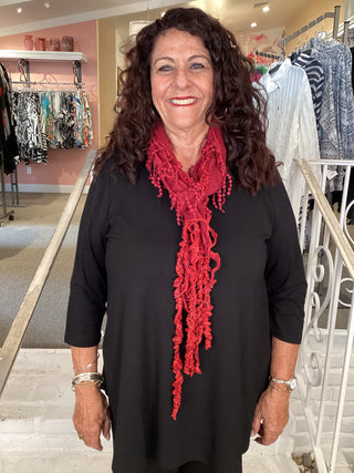 MIX SCARF - 12 RED