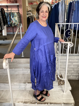 SUNFLOWER DRESS - BLUE