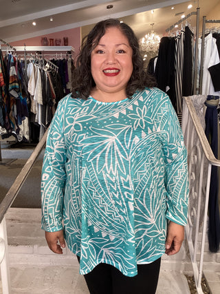 3/4 ROUND HEM TOP - NAUTICA