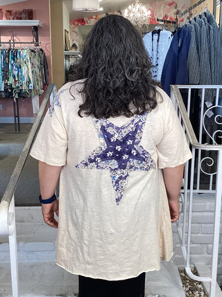 LOVE FLOWY TUNIC - ECRU