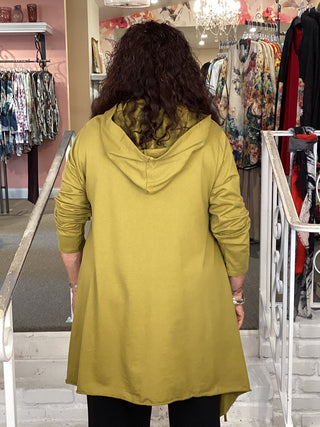 LASER HOODIE PULLOVER - OLIVE