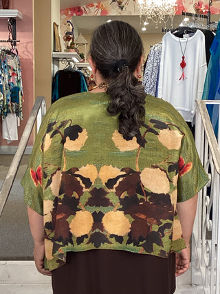 Silk Overlay Top - Heirloom