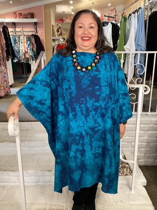 WHISPER TUNIC - WASH PEACOCK
