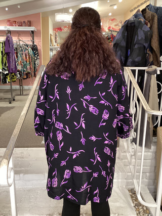 COMBO TEE - FLOWER MAGENTA